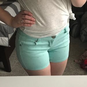 Mint Star Shorts